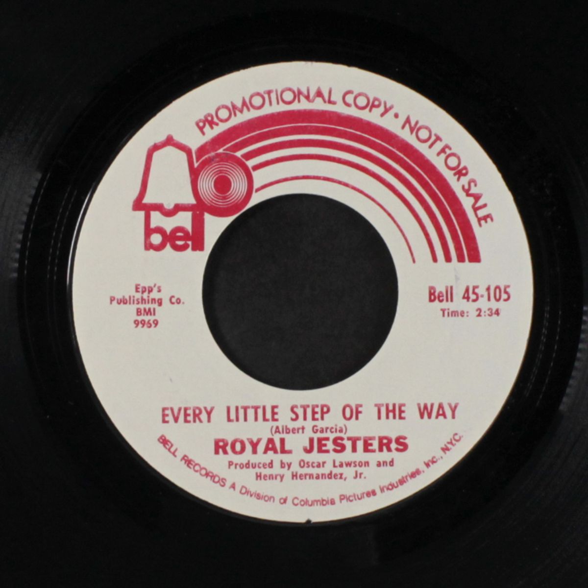 every little step of the way / she's coming home by ROYAL JESTERS