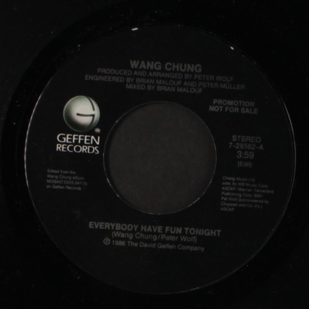 everybody have fun tonight / same by WANG CHUNG