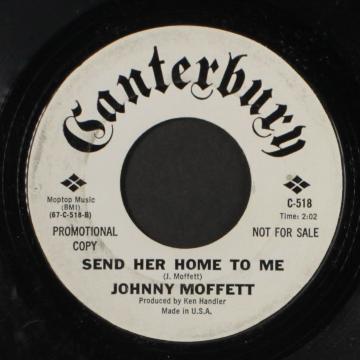 i found joy / send her home to me by JOHNNY MOFFETT
