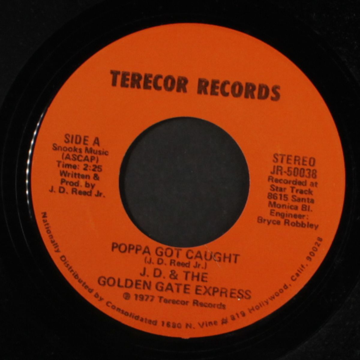 poppa got caught / disco groove game by J.D. & GOLDEN GATE EXPRESS