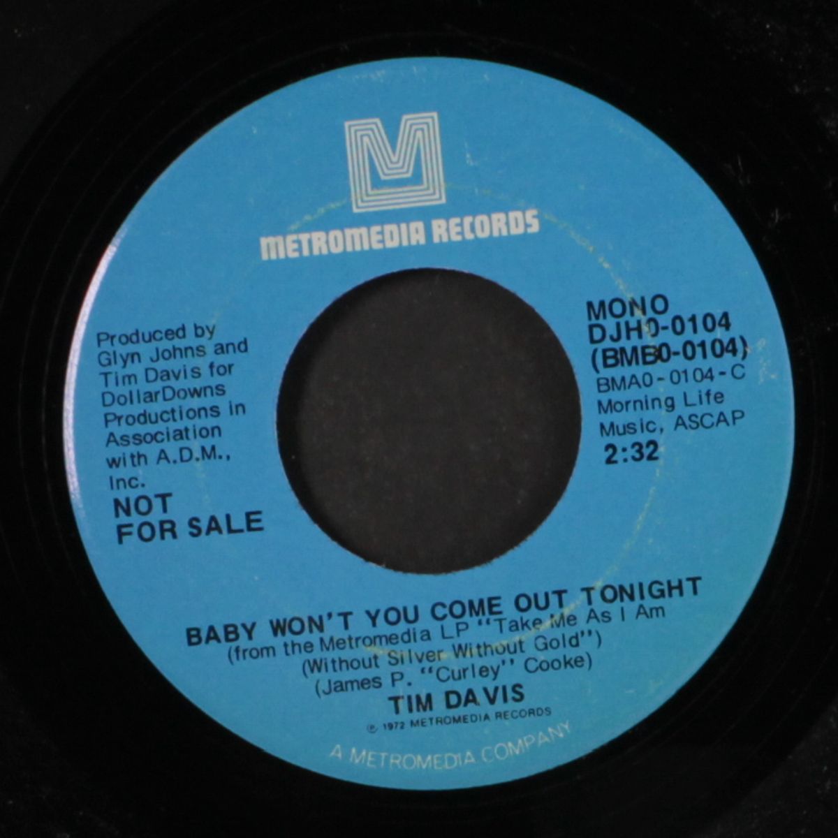 baby won't you come out tonight / mono by TIM DAVIS