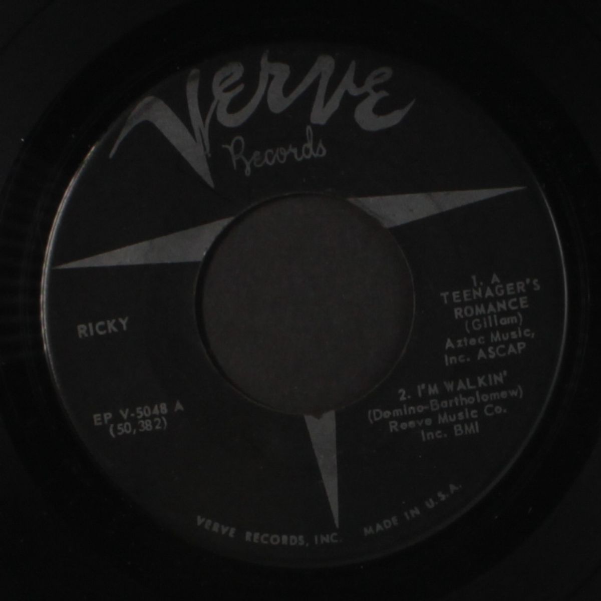 a teenager's romance + 3 by RICKY NELSON