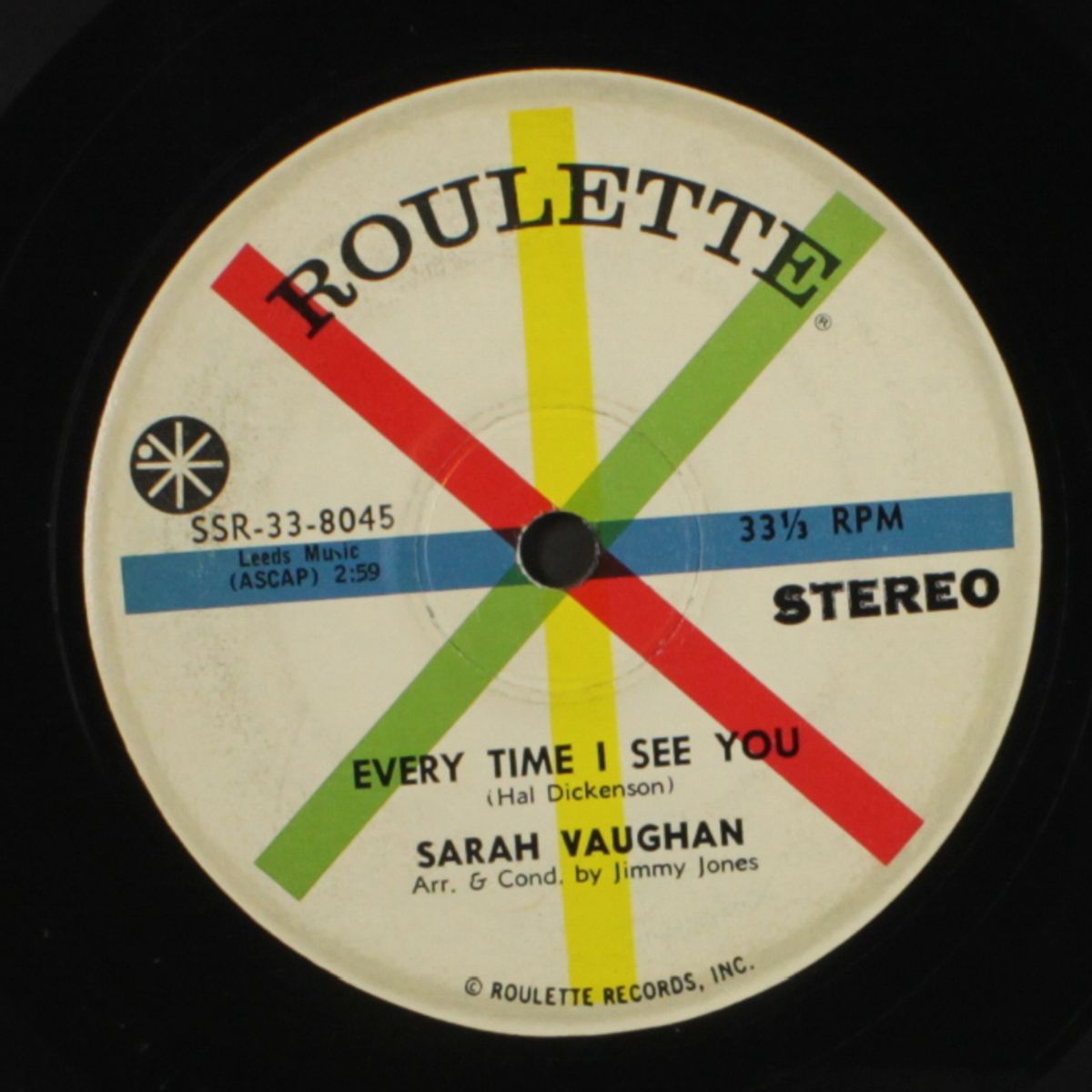 you stepped out of a dream / every time i see you by SARAH VAUGHAN