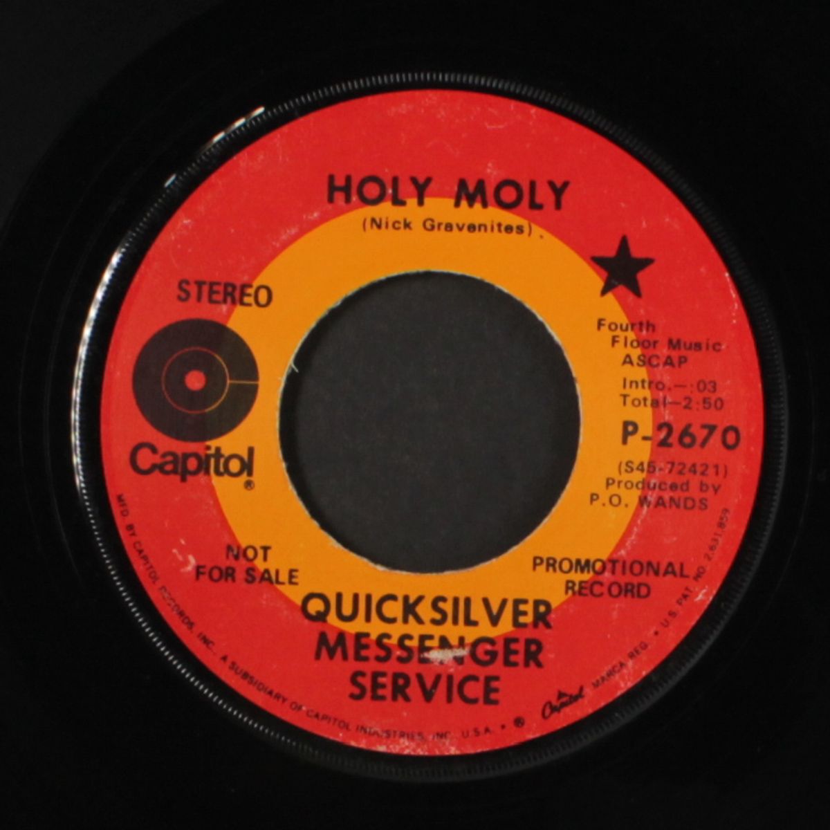 holy moly / words can't say by QUICKSILVER MESSENGER SERVICE