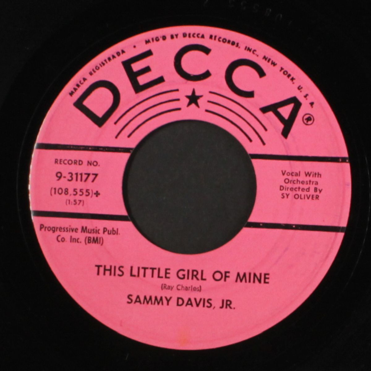 this little girl of mine by SAMMY DAVIS JR.