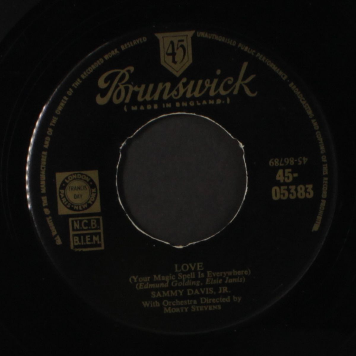 the birth of the blues / love by SAMMY DAVIS JR.