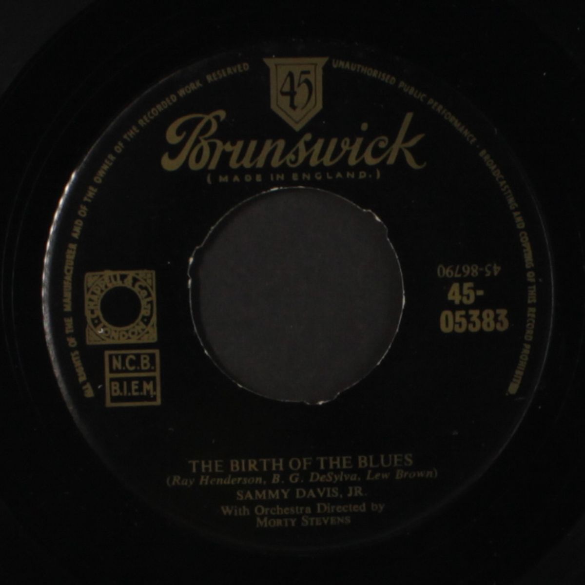 the birth of the blues / love by SAMMY DAVIS JR.
