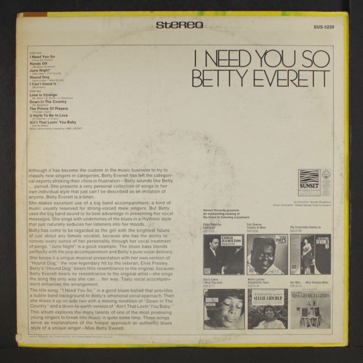 i need you so by BETTY EVERETT