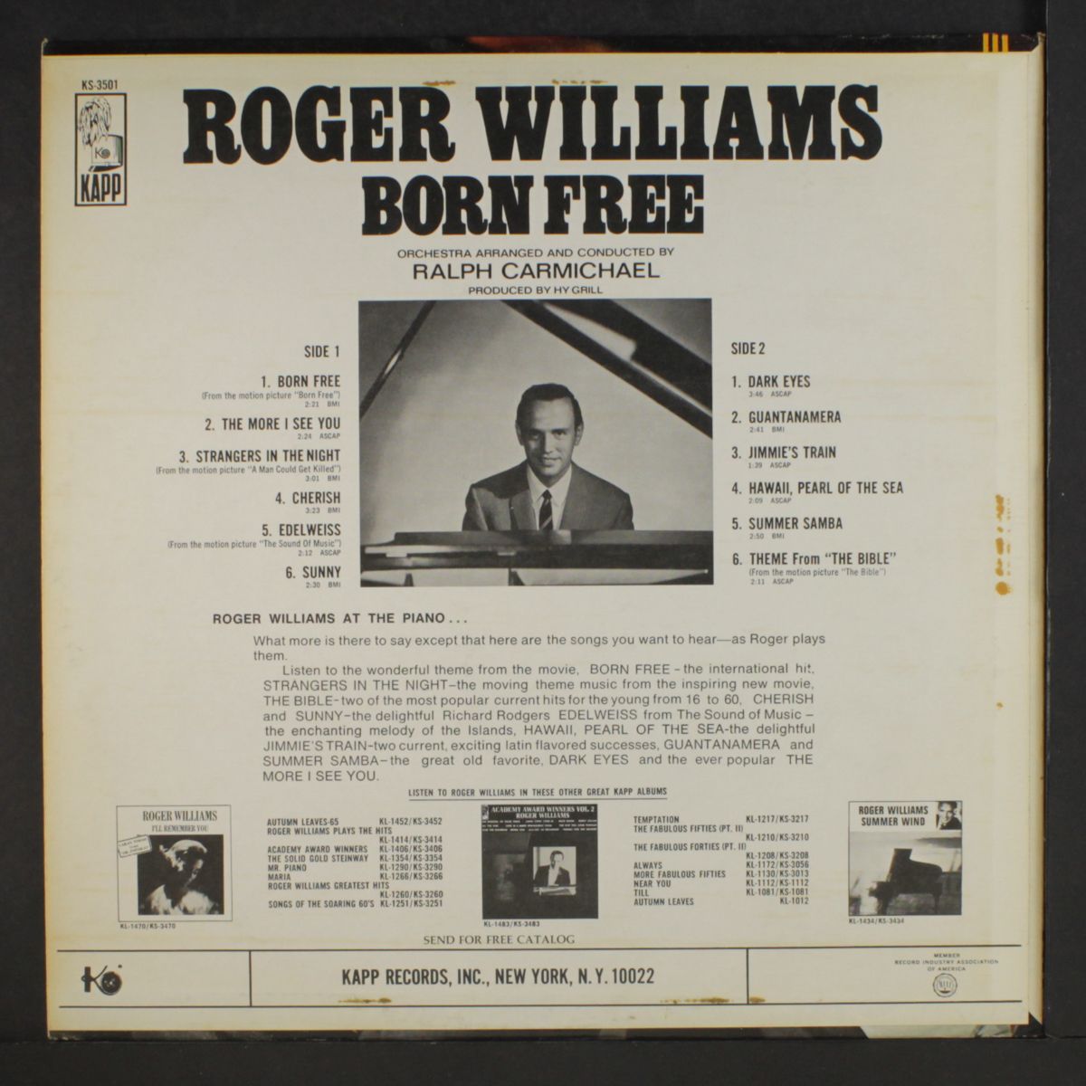 born free by ROGER WILLIAMS