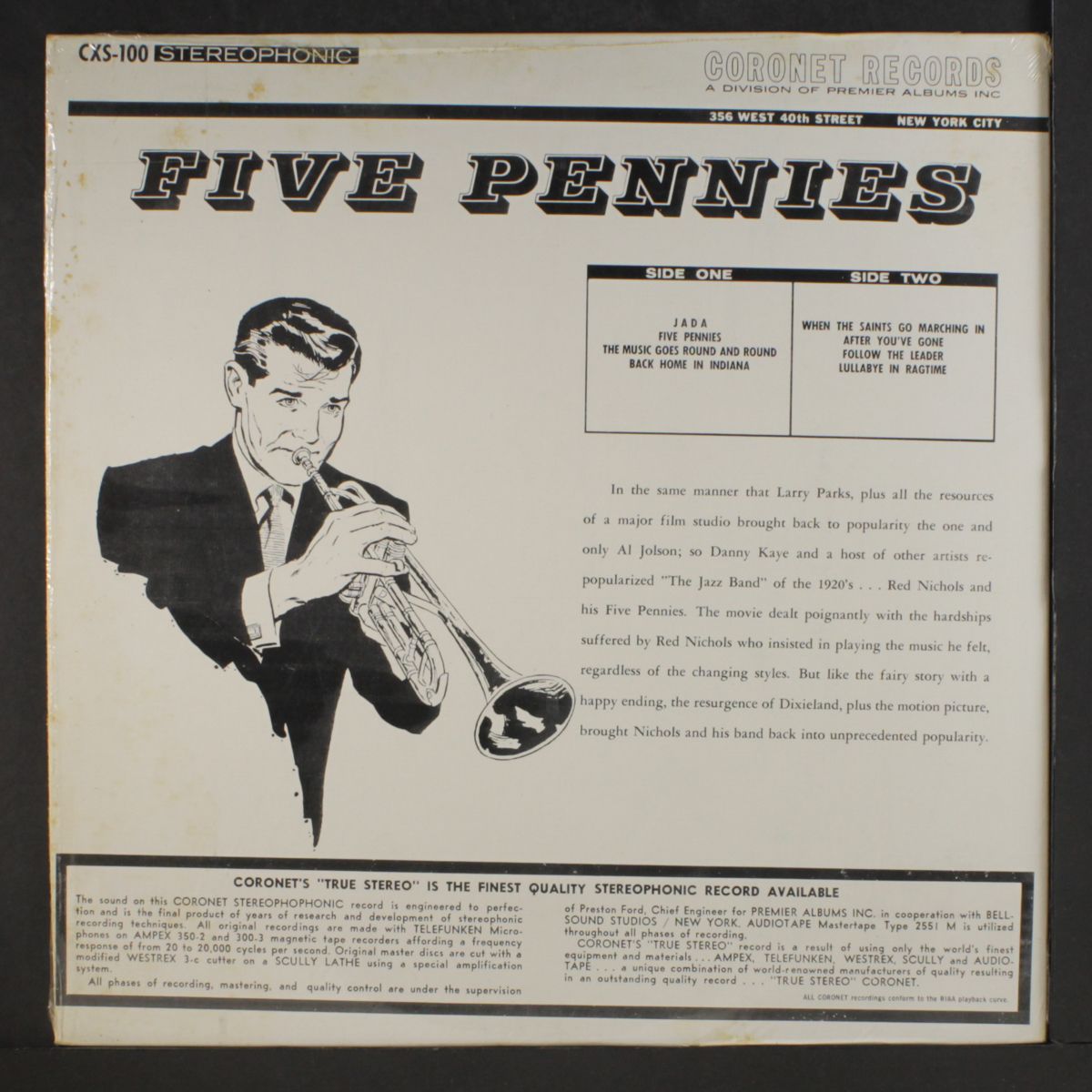 music from the five pennies by BOB FREEDMAN