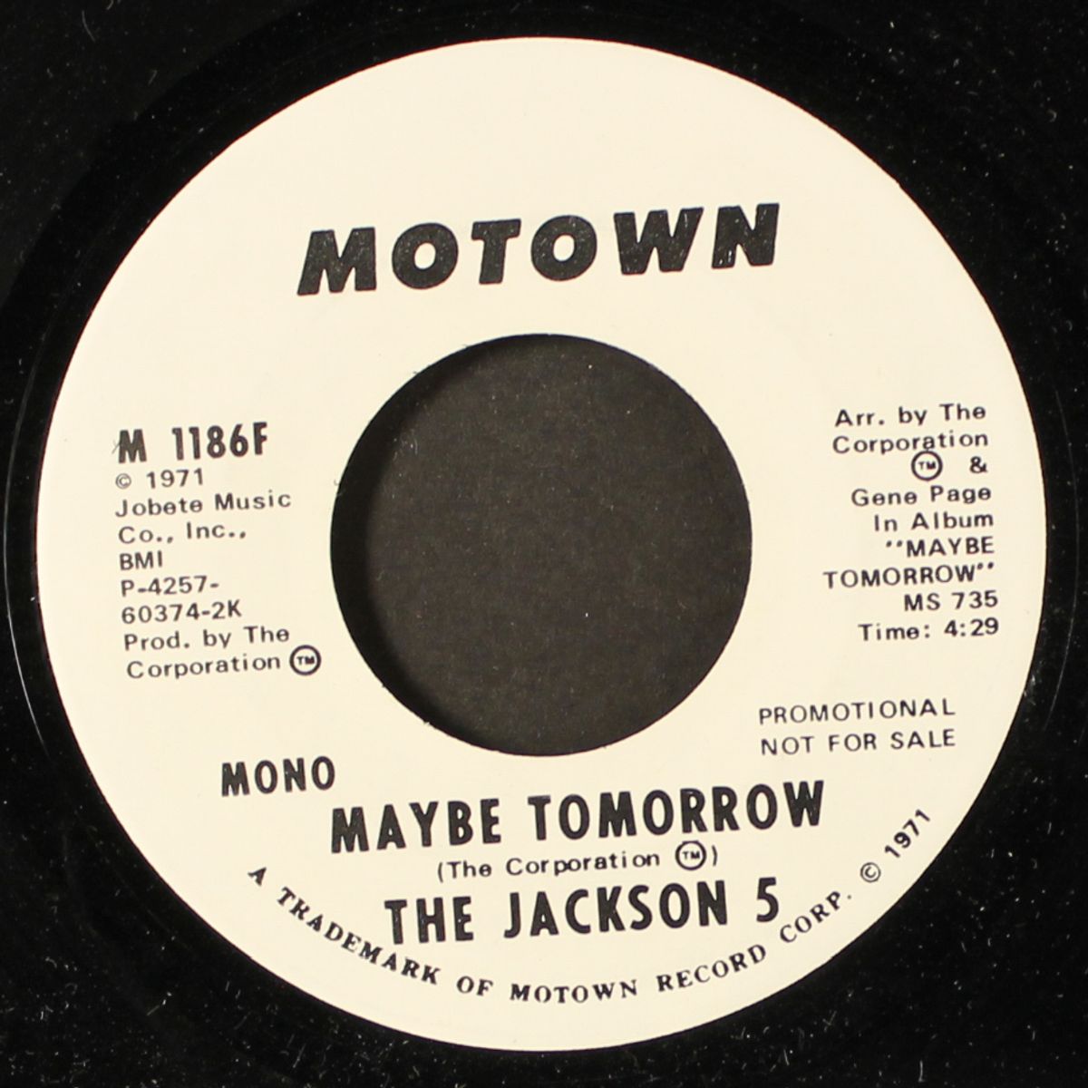 maybe tomorrow / mono by JACKSON 5
