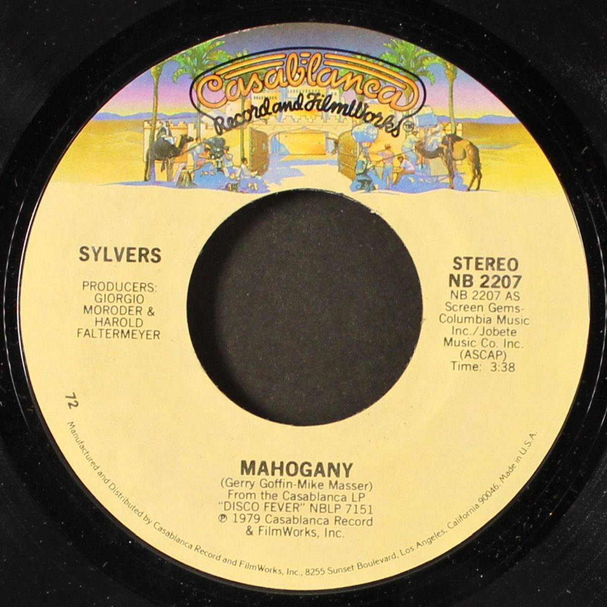 mahogany / i feel so good tonight by SYLVERS