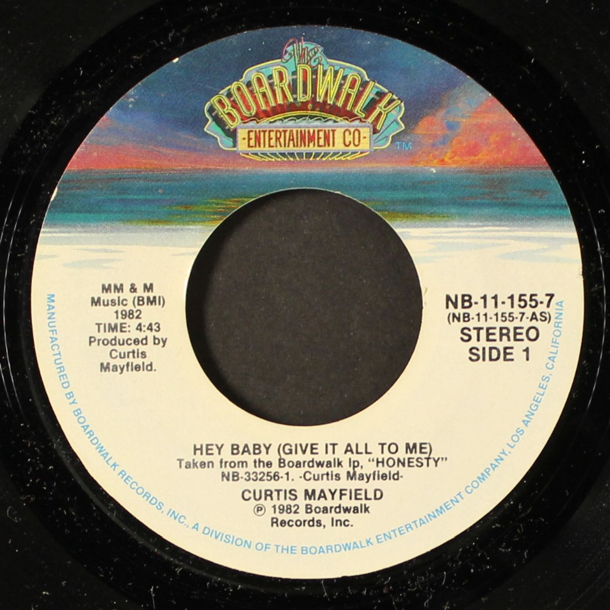 hey baby (give it all to me) / summer hot by CURTIS MAYFIELD