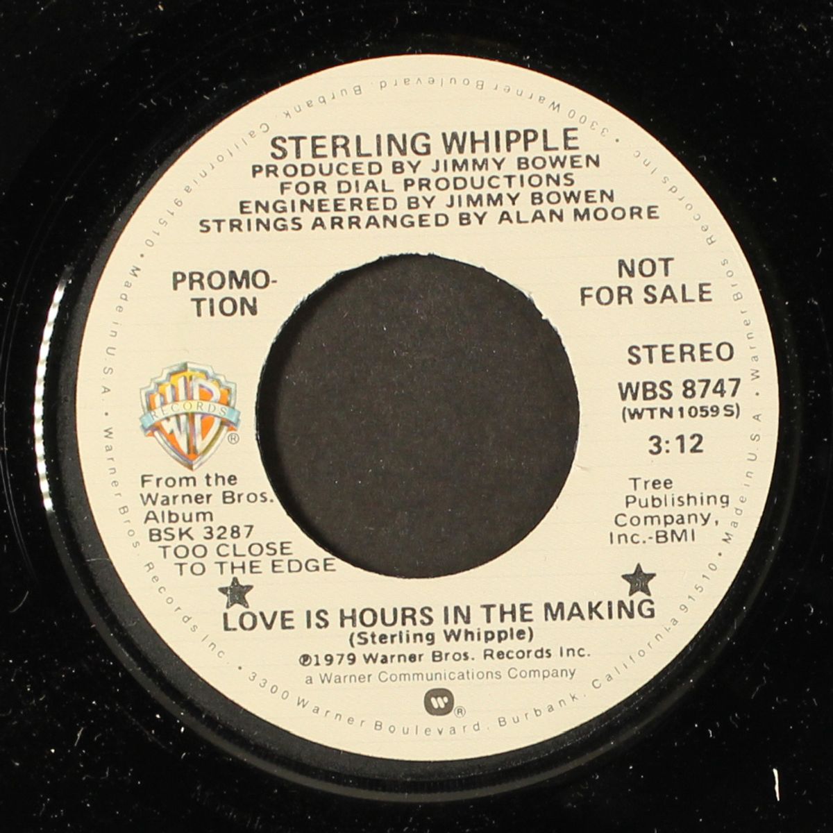 love is hours in the making / what do you do with your hands by STERLING WHIPPLE
