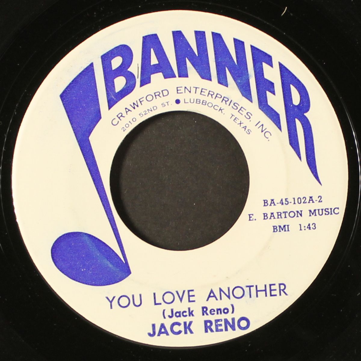 the biggest man / you love another by JACK RENO