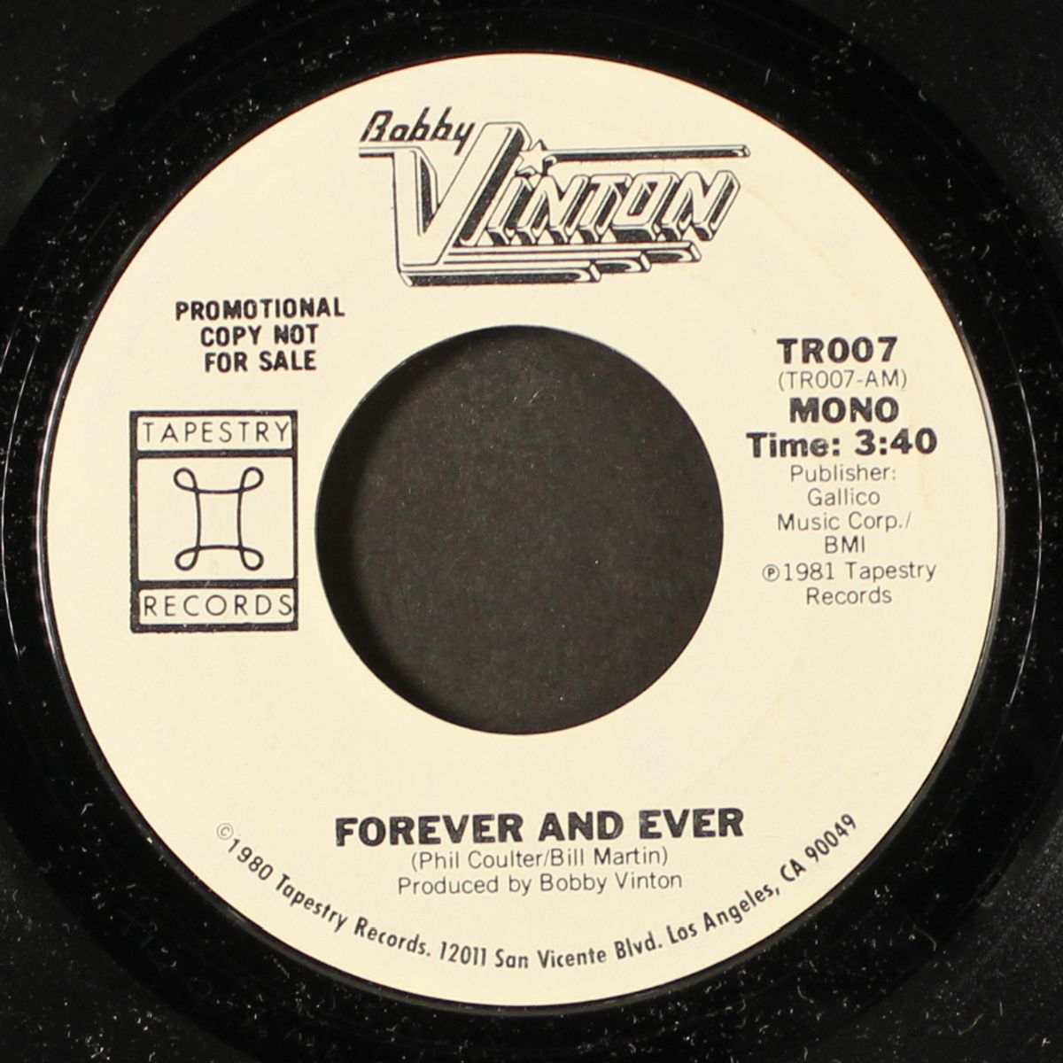 forever & ever by BOBBY VINTON