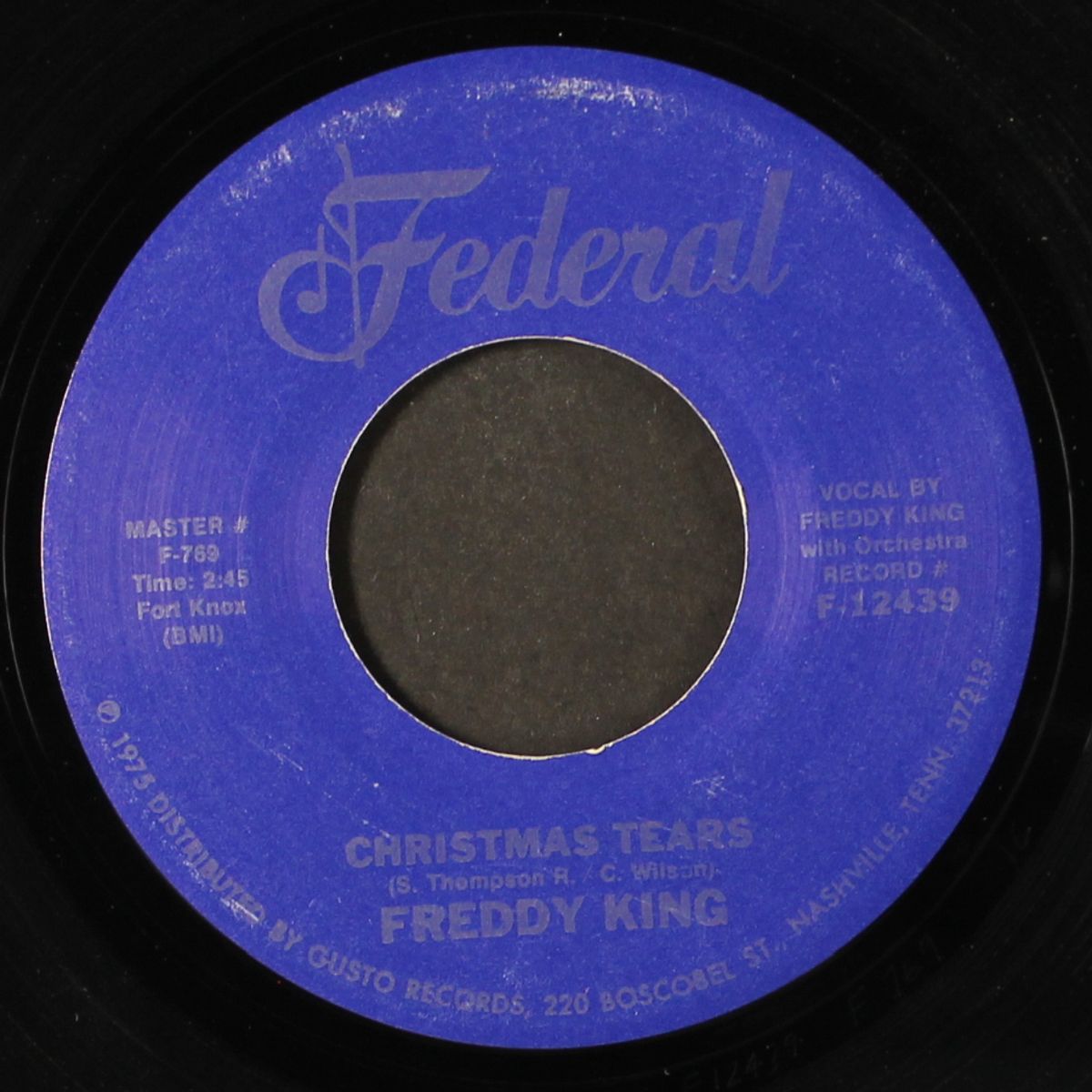 christmas tears / i hear jingle bells by FREDDY KING