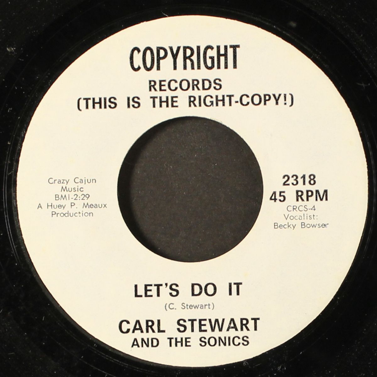 let's do it / jimmedy by CARL STEWART & SONICS