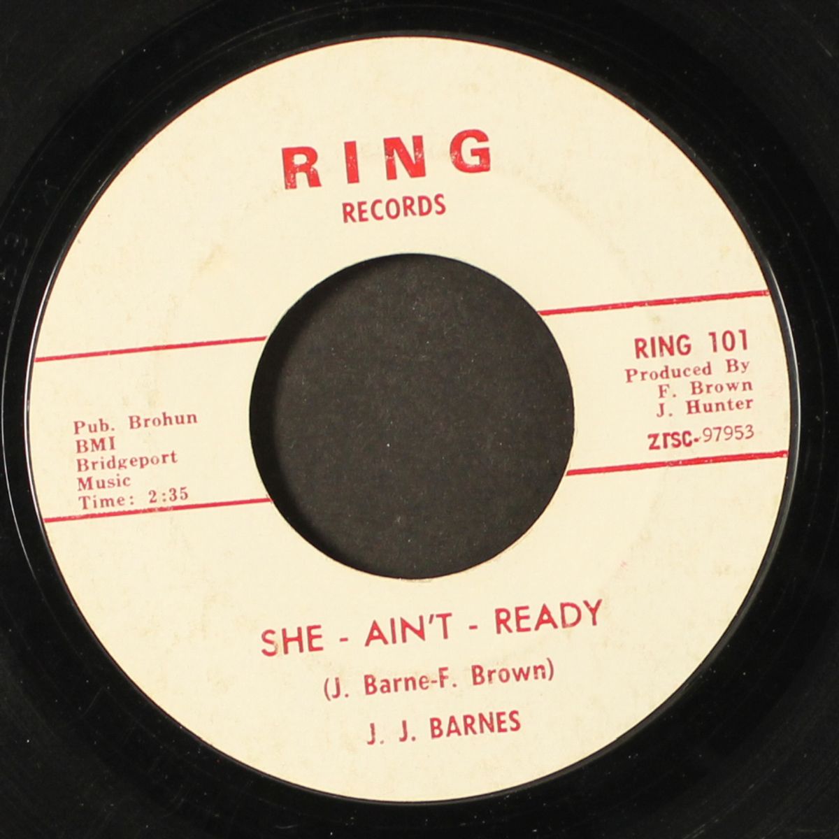 poor unfortunate me / she ain't ready by J.J. BARNES