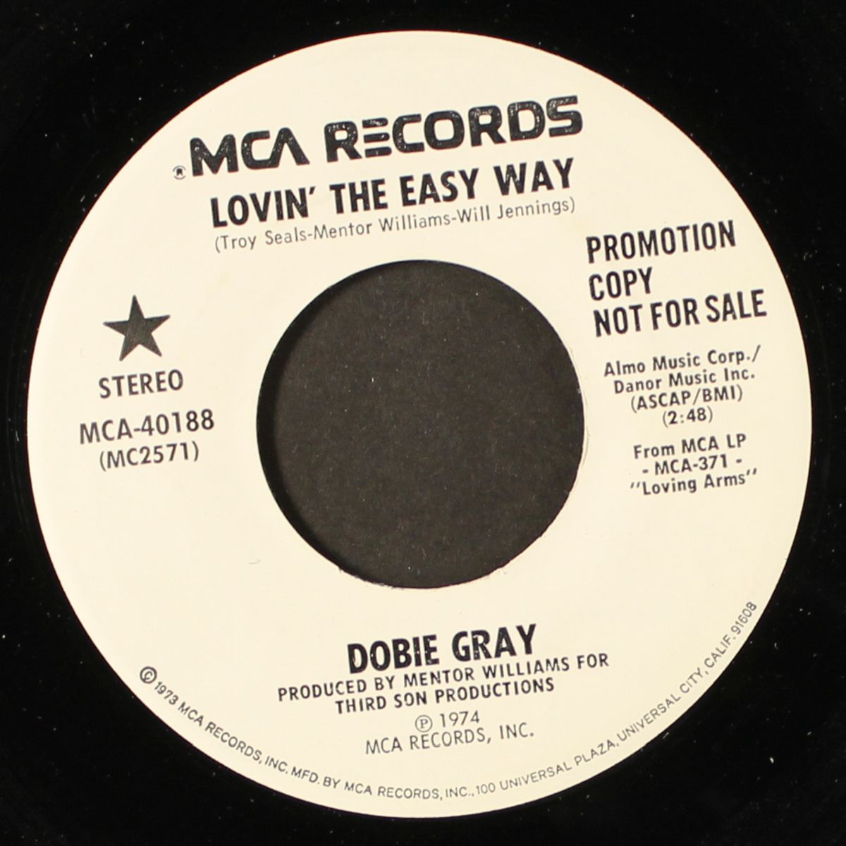 lovin the easy way / mono by DOBIE GRAY