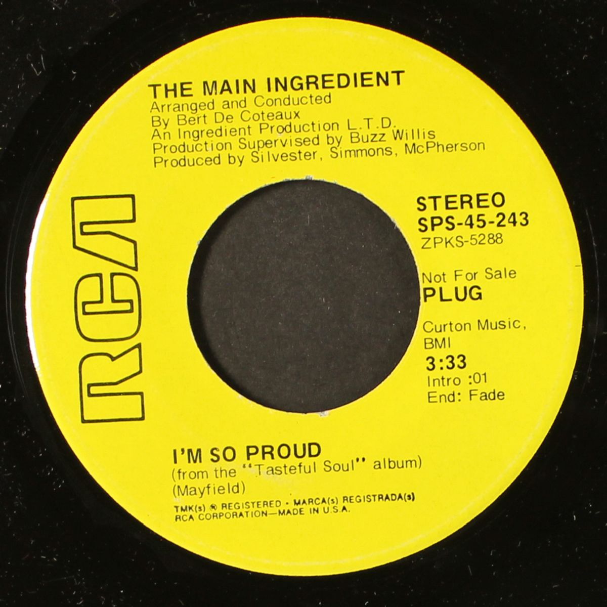 i'm so proud / same by MAIN INGREDIENT