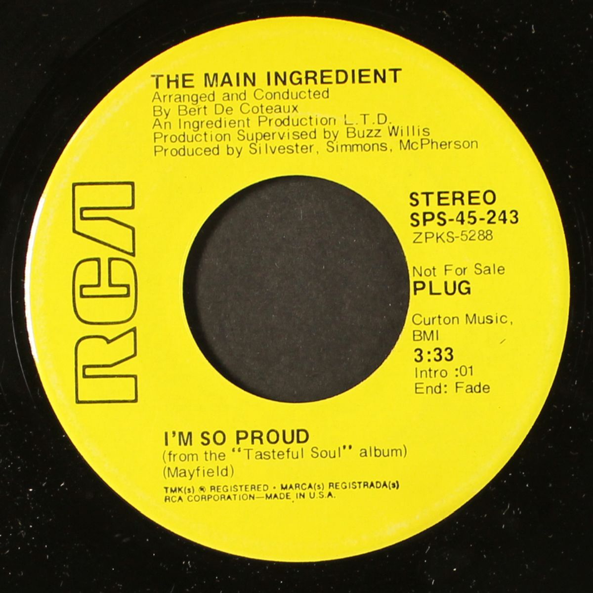 i'm so proud / same by MAIN INGREDIENT