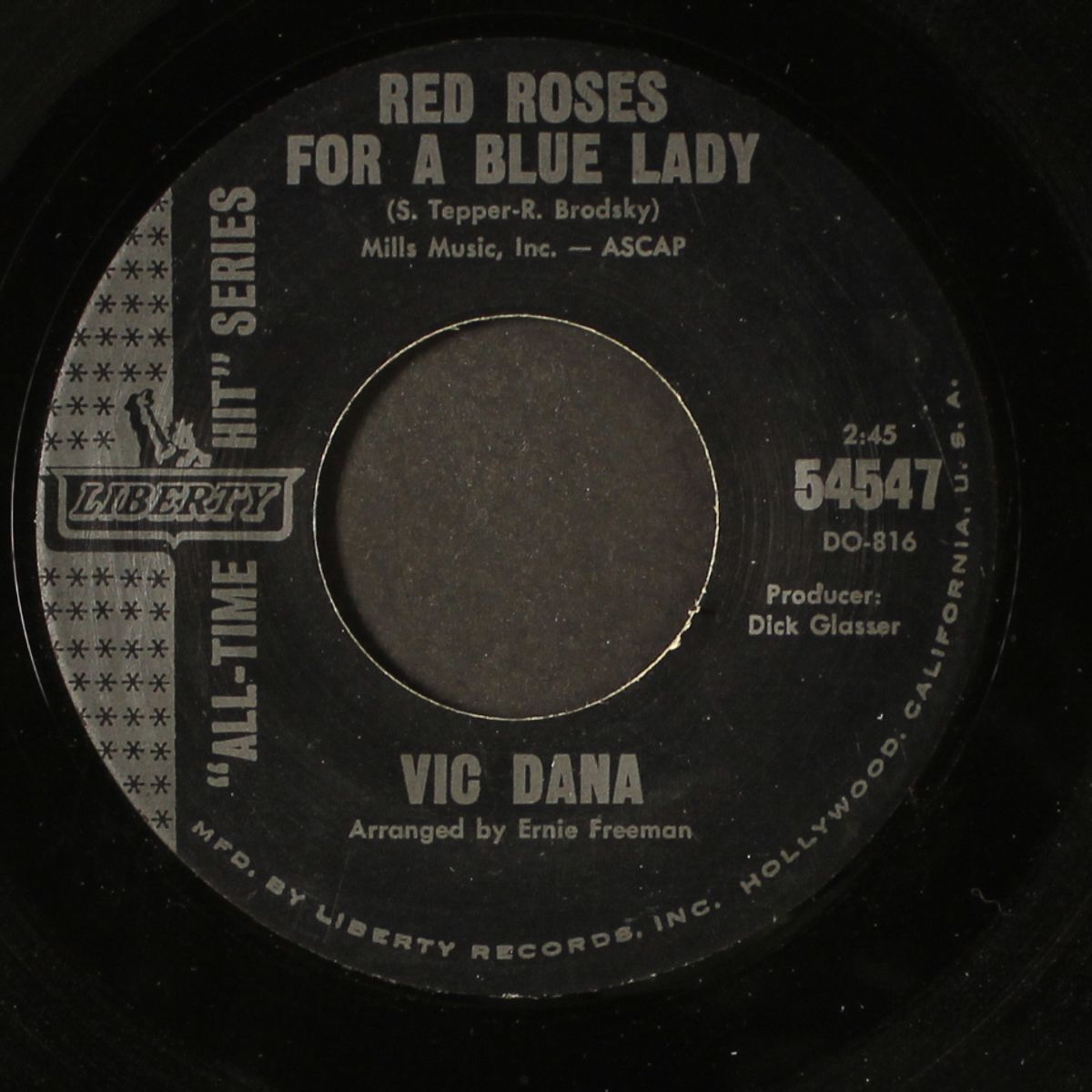 red roses for a blue lady / shangri-la by VIC DANA