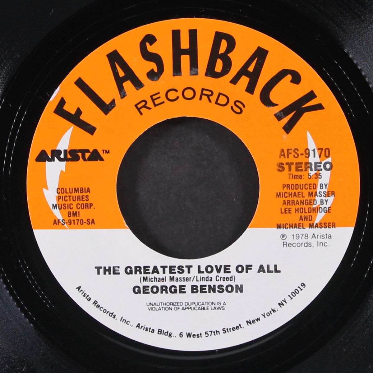 the greatest love of all by GEORGE BENSON