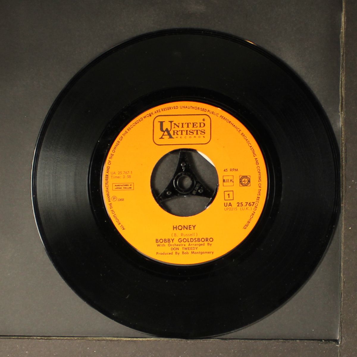 honey / danny by BOBBY GOLDSBORO