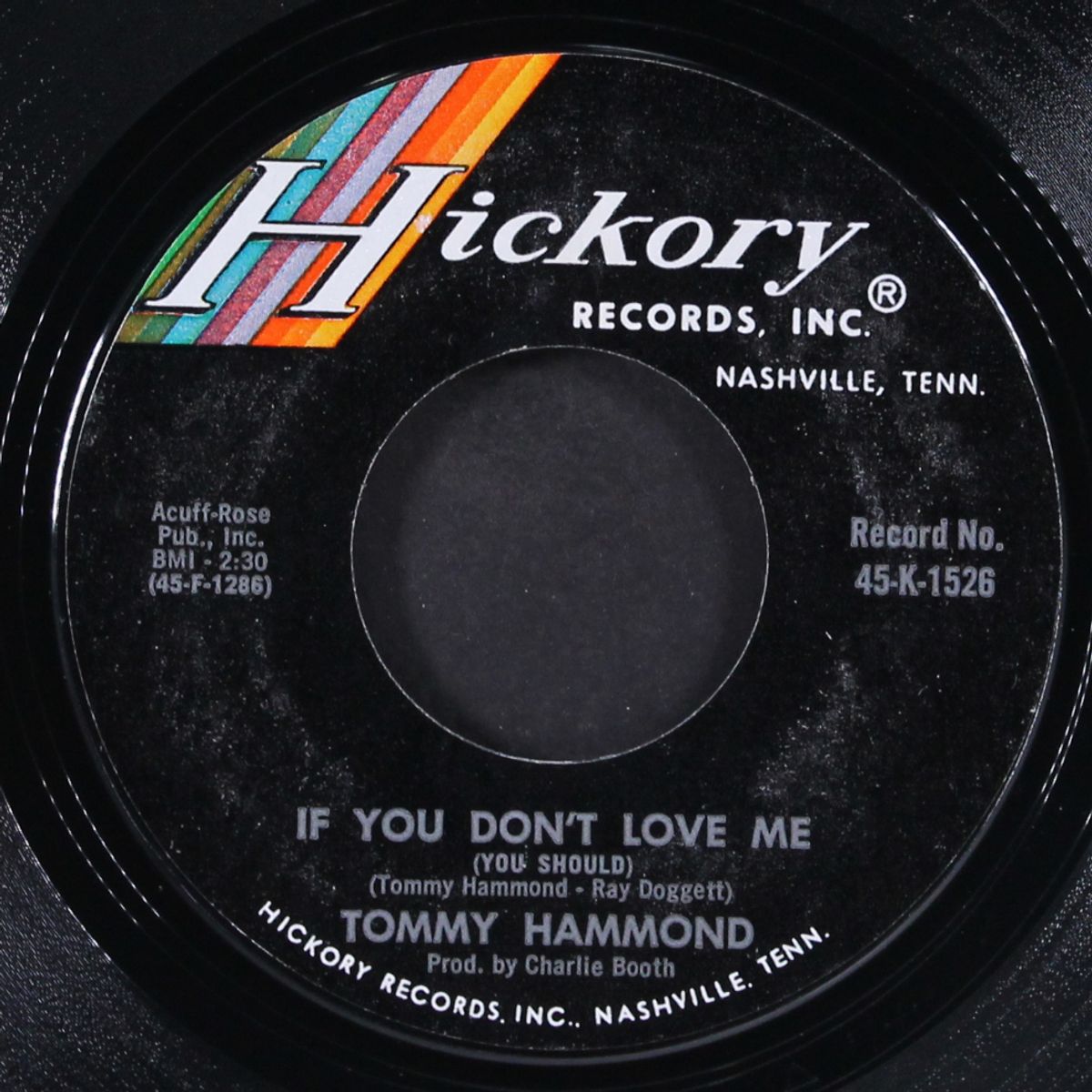 back to the couch i go / if you don't love me by TOMMY HAMMOND
