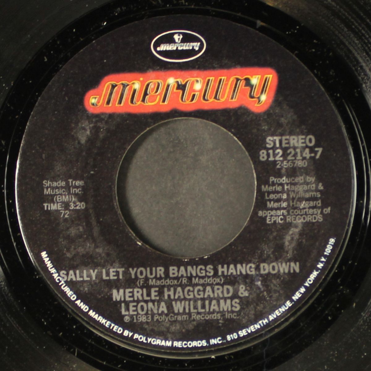 we're strangers again / sally let your bangs hang down by MERLE HAGGARD & LEONA WILLIAMS