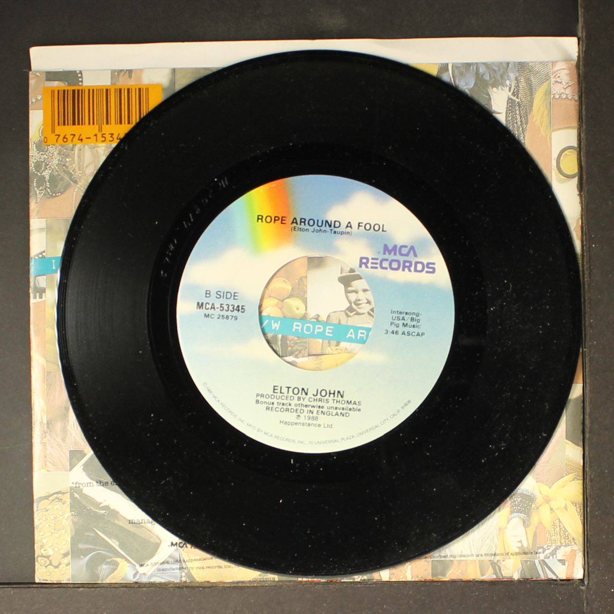 i don't wanna go on with you like that / rope around a fool by ELTON JOHN