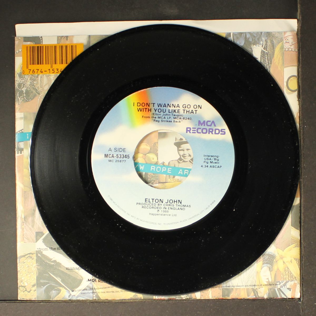 i don't wanna go on with you like that / rope around a fool by ELTON JOHN