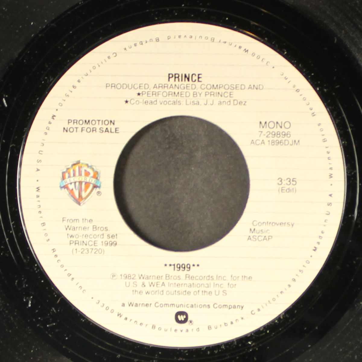 1999 / mono by PRINCE