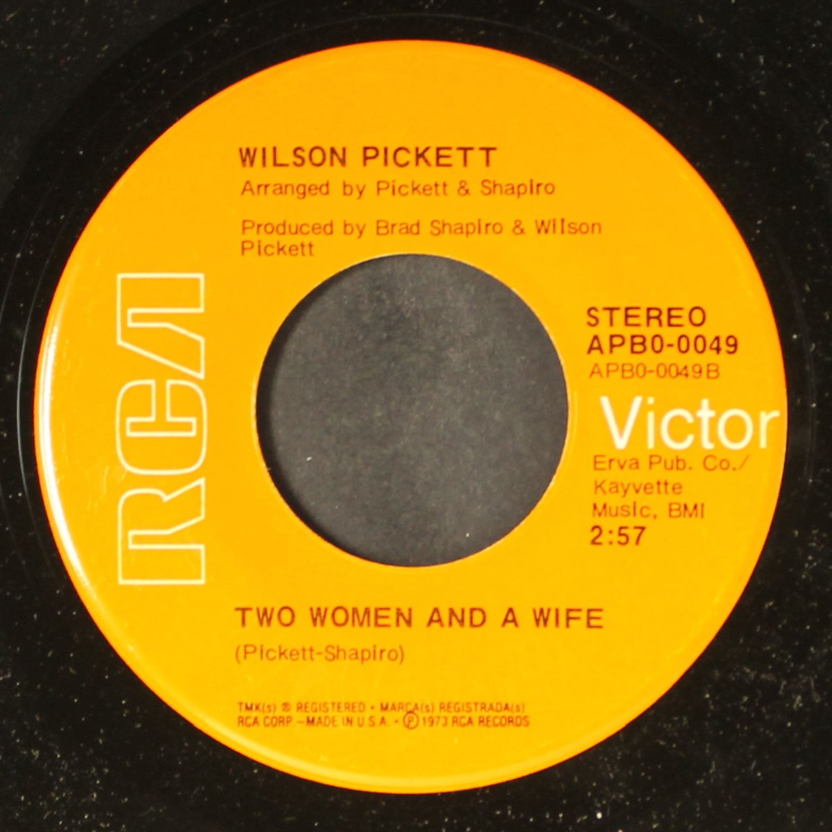 take a closer look at he woman you' re with / two women and a wife by WILSON PICKETT