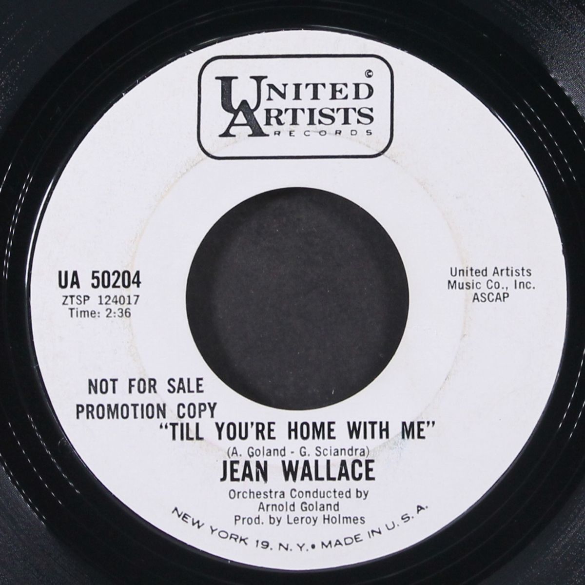 beach red / till you're home with me by JEAN WALLACE