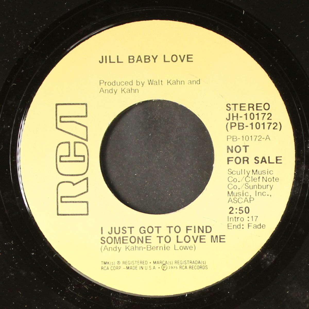 i just got to find someone to love me / mono by JILL BABY LOVE