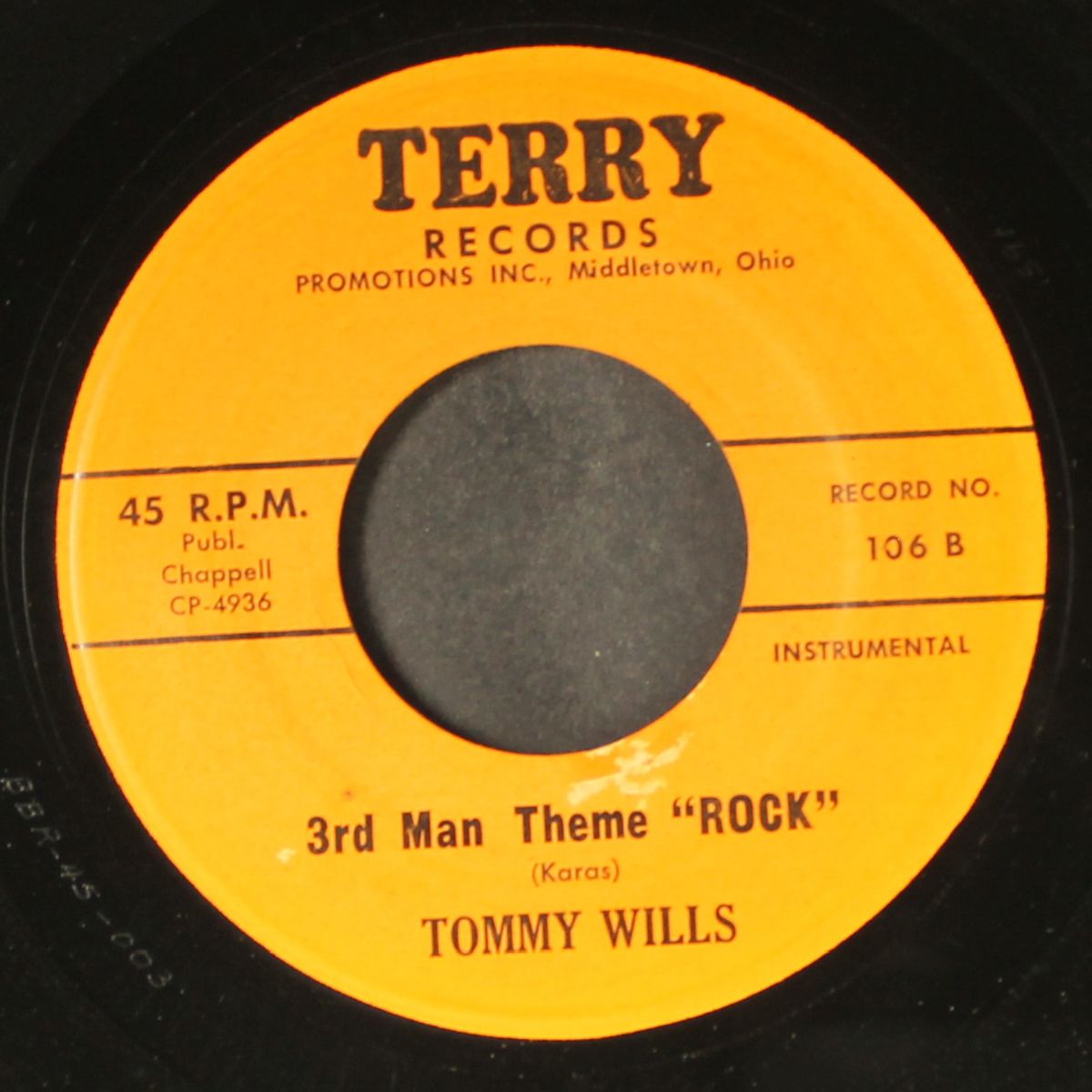 mr. movin' is groovin' / 3rd man theme "rock" by TOMMY WILLS