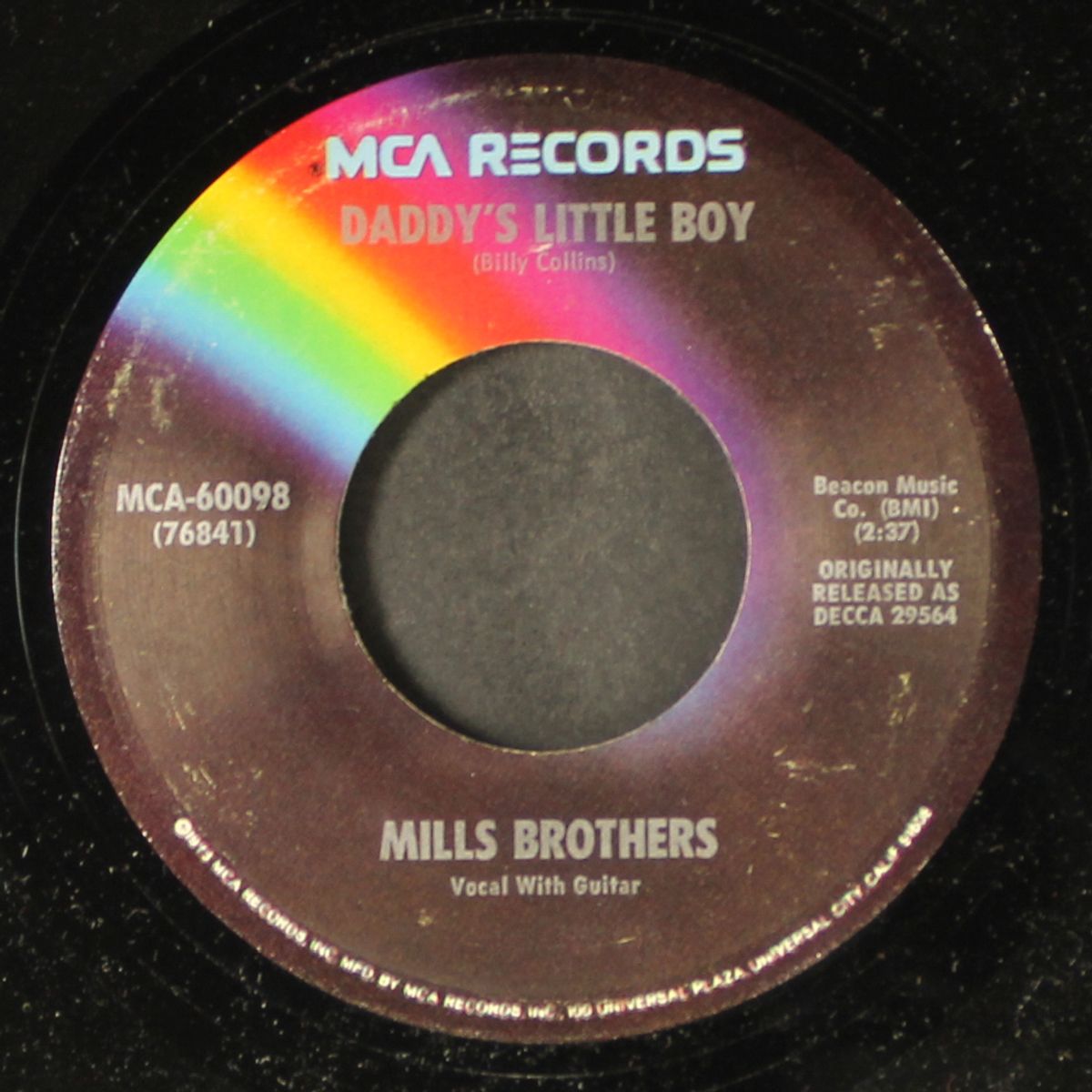 daddy's little girl / daddy's little boy by MILLS BROTHERS