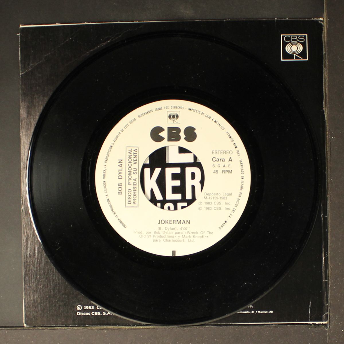 jokerman / license to kill by BOB DYLAN