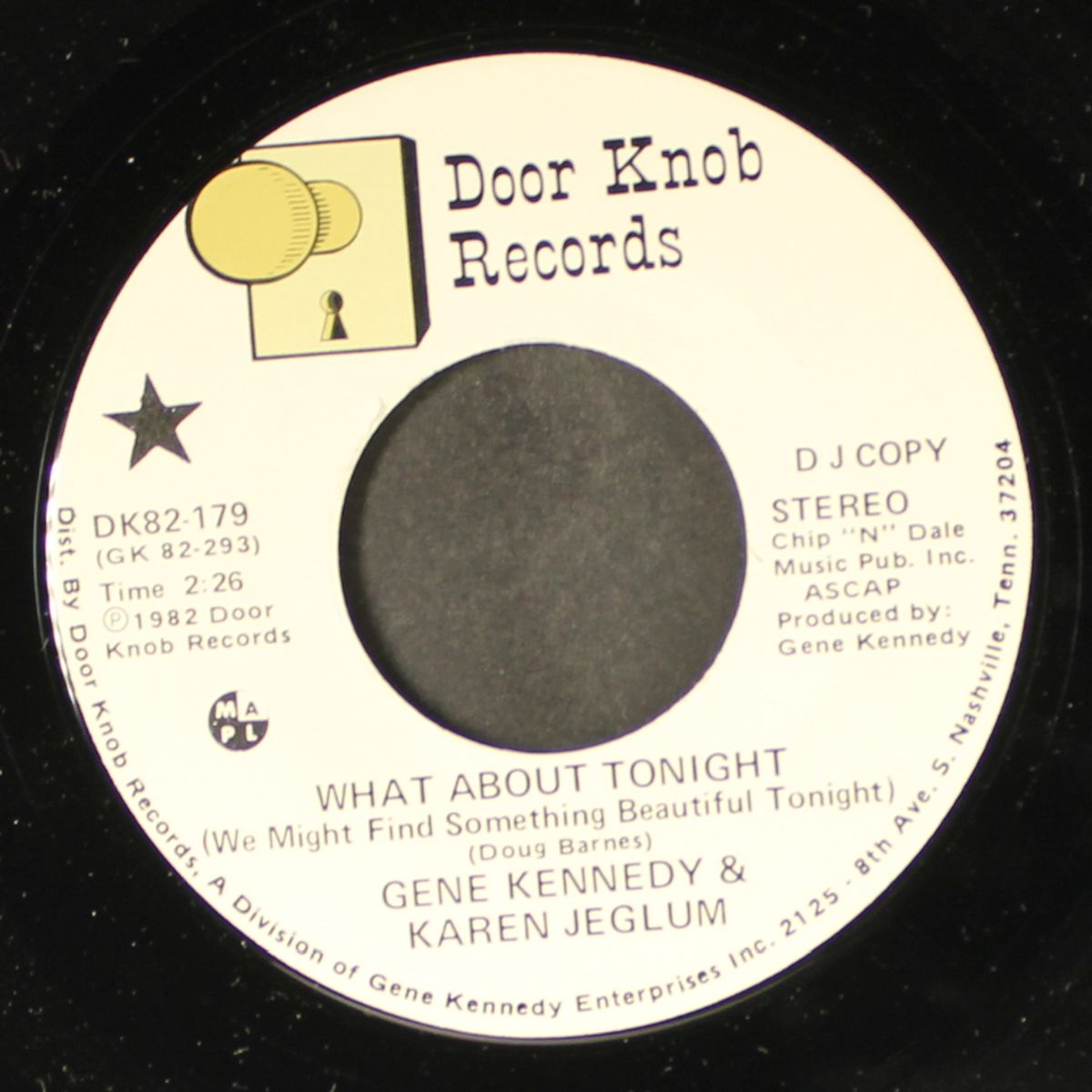 what about tonight / your still the one by GENE KENNEDY & KAREN JEGLUM