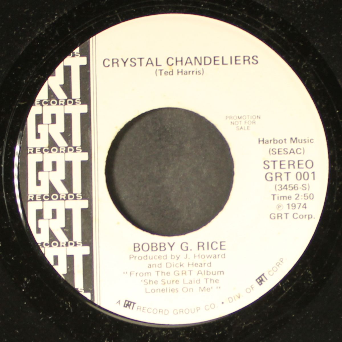 she sure laid the lonelies on me / crystal chandeliers by BOBBY G. RICE