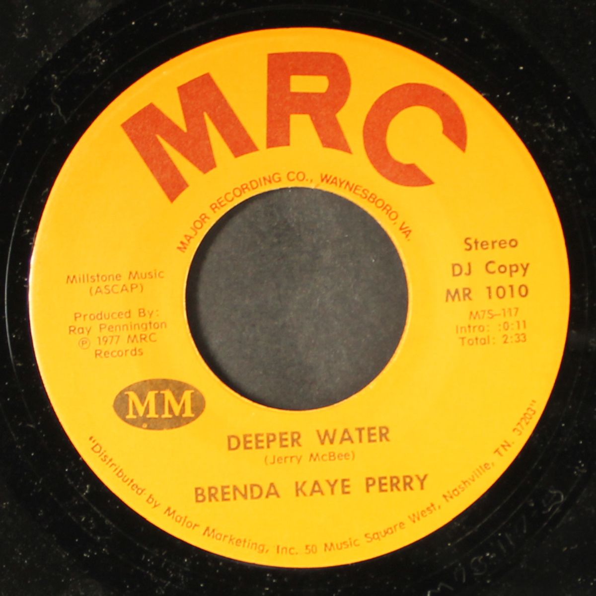 deeper water / mono by BRENDA KAYE PERRY