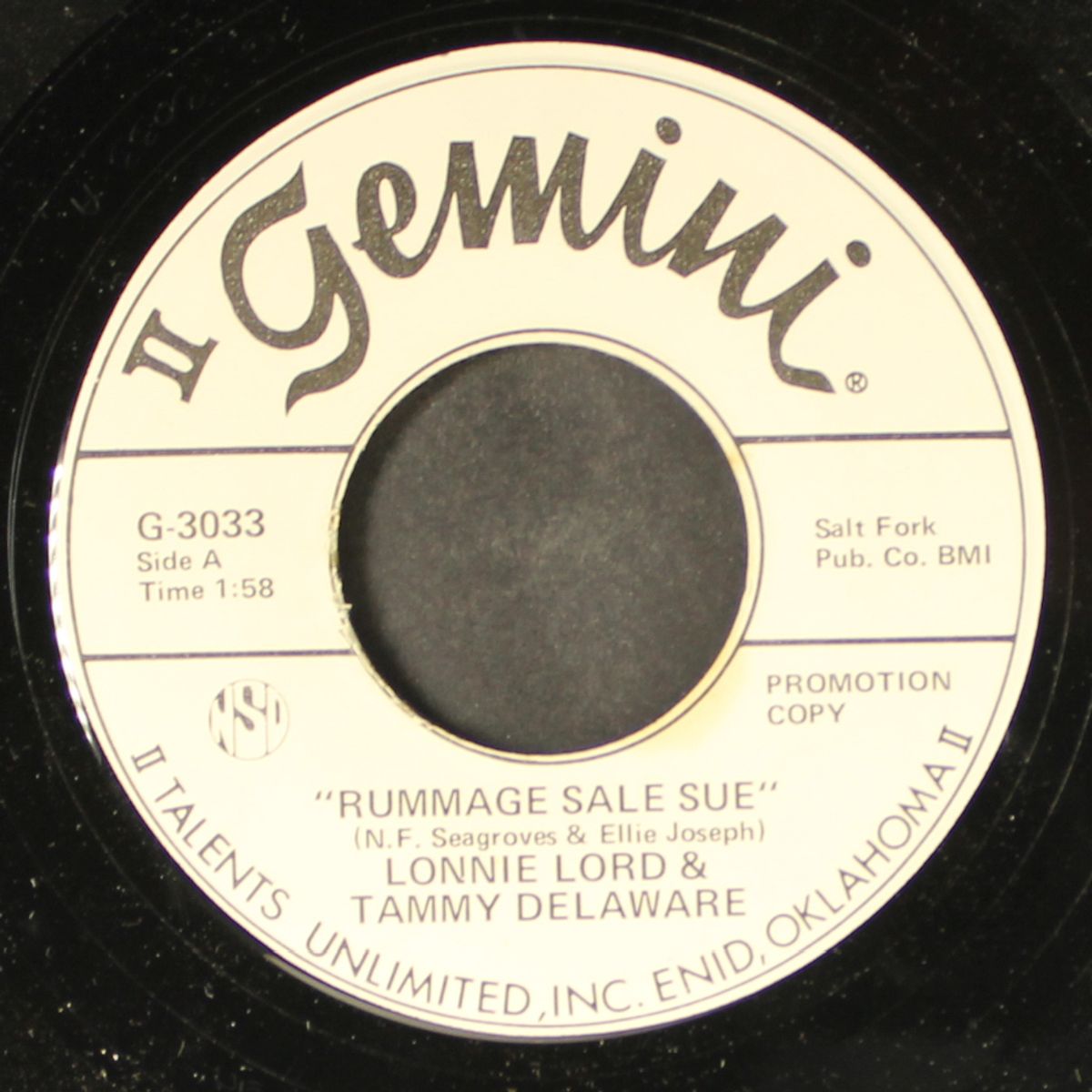 Rummage Sale Sue by LONNIE LORD & TAMMY DELAWARE | Records By Mail