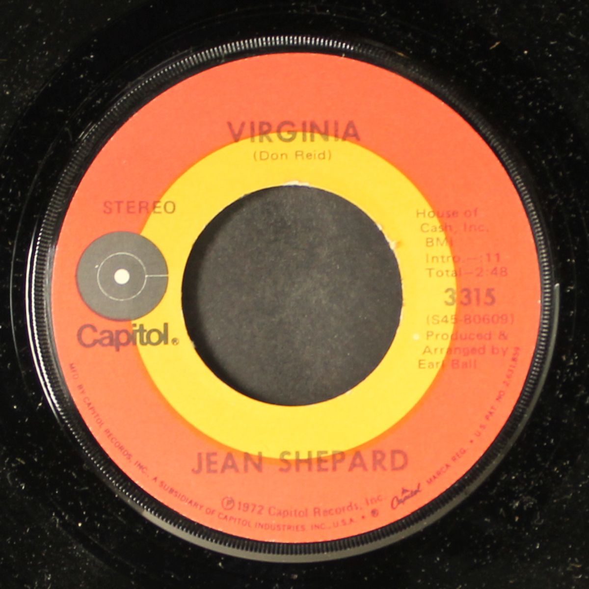 we go good together / virginia by JEAN SHEPARD