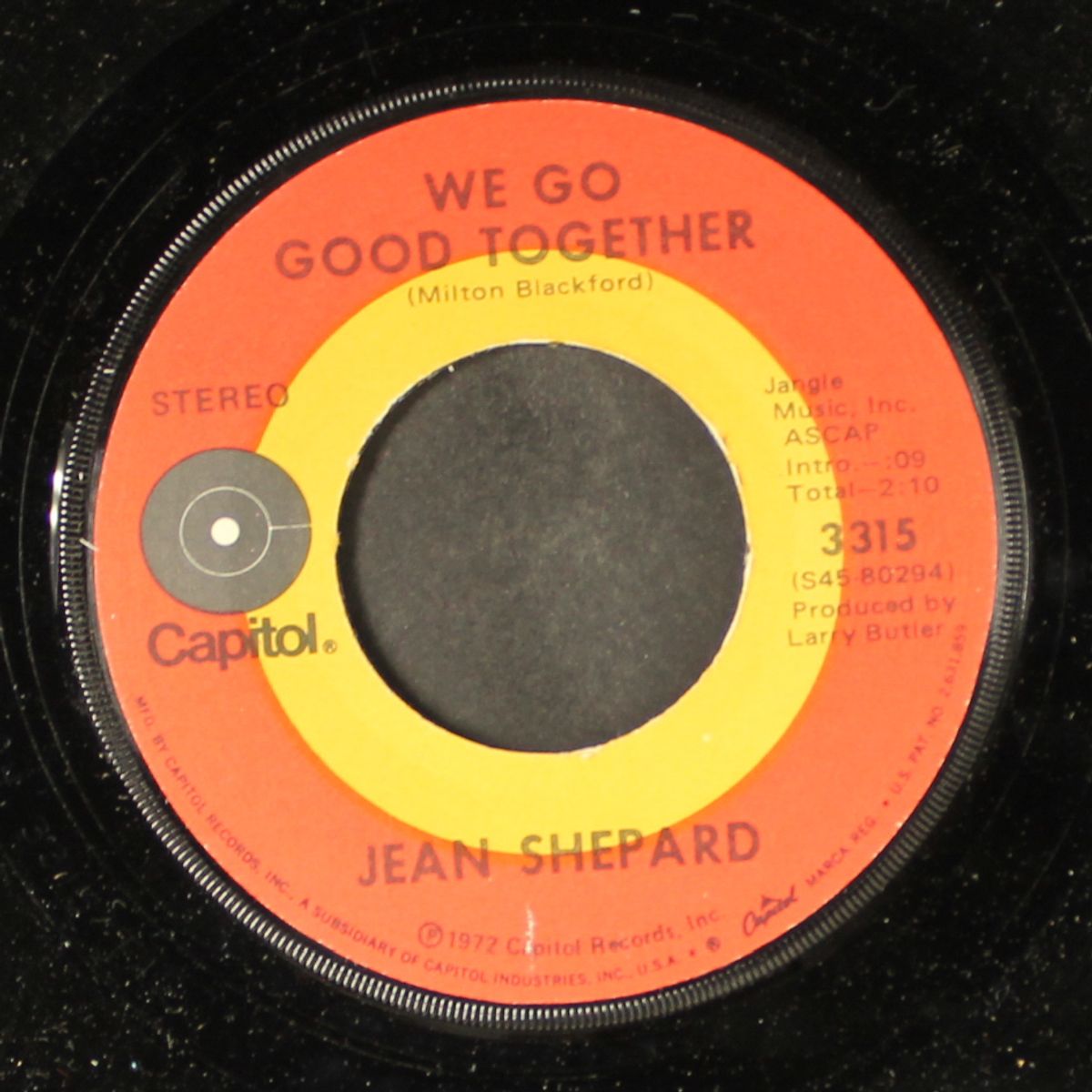 we go good together / virginia by JEAN SHEPARD