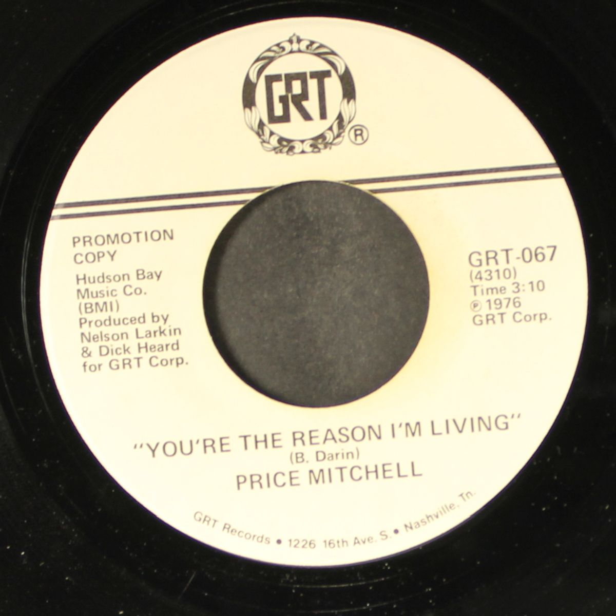 you're the reason i'm living / same by PRICE MITCHELL