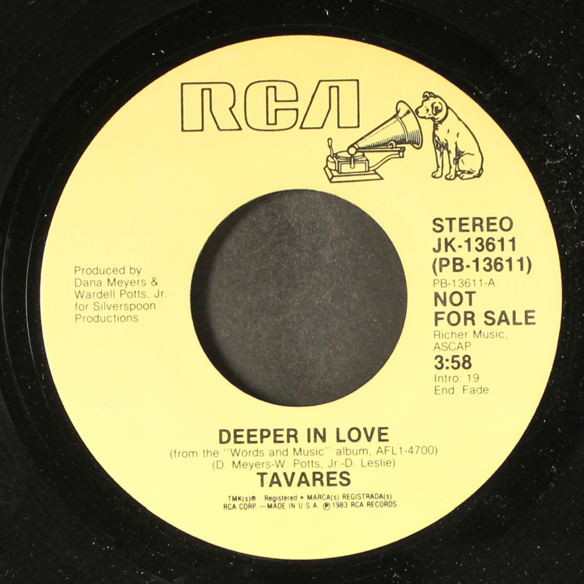deeper in love / same by TAVARES