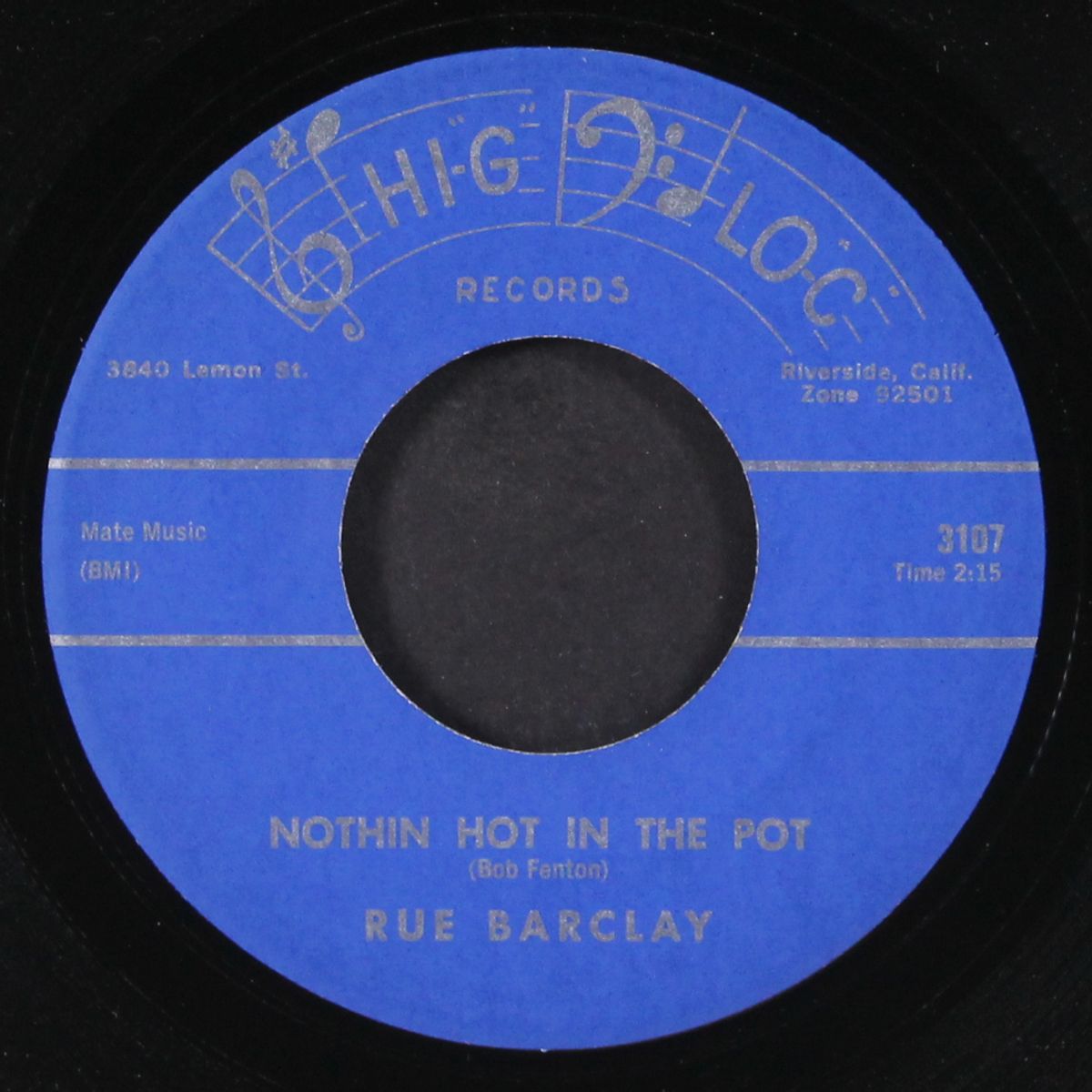 teardrops blues / nothin hot in the pot by RUE BARCLAY