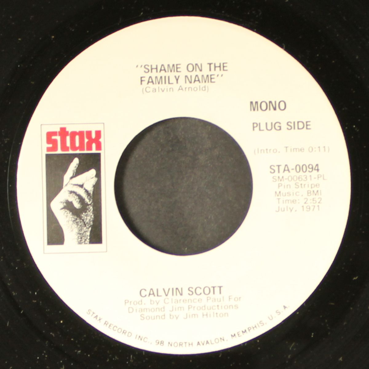 shame on the family name / mono by CALVIN SCOTT